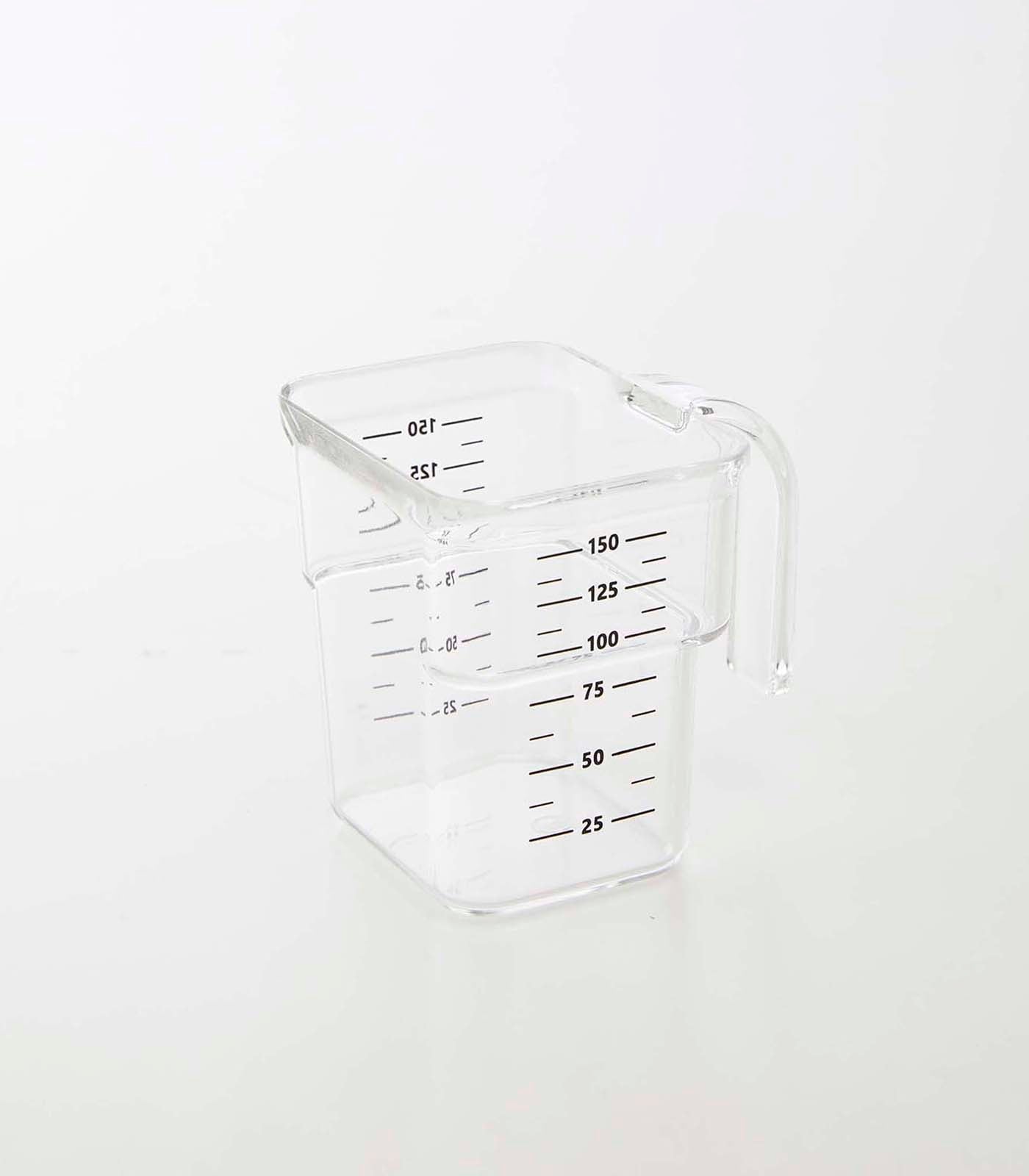 An Airtight Pet Food Container - Three Sizes by Yamazaki Home on a white background for precise measurements.