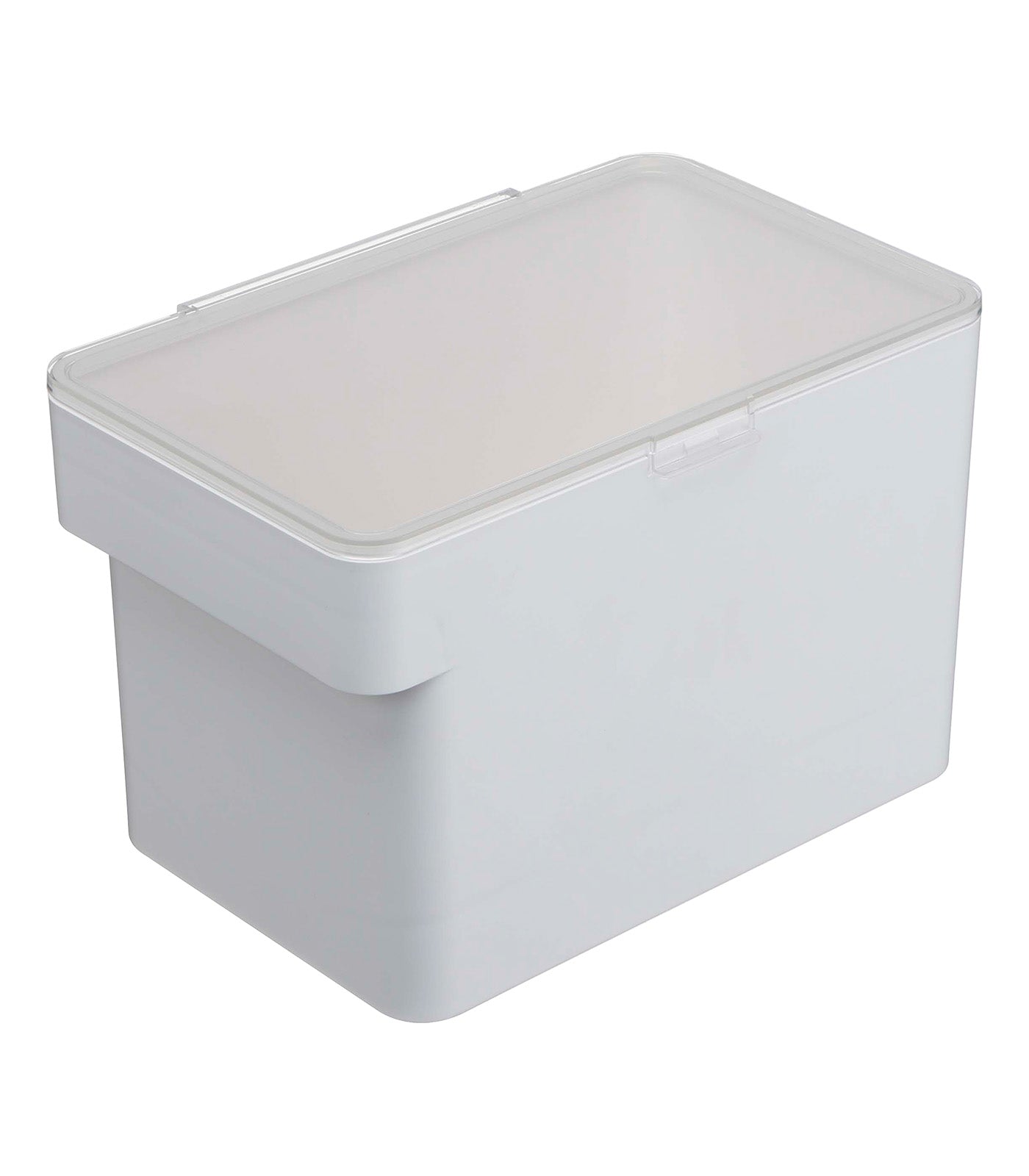 A Yamazaki Home Airtight Pet Food Container - Three Sizes for kibble on a white background.