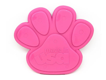 A durable Paw Print Ultra Durable Nylon Dog Chew Toy, perfect for chewers, made in USA and non-toxic, from the brand SodaPup.